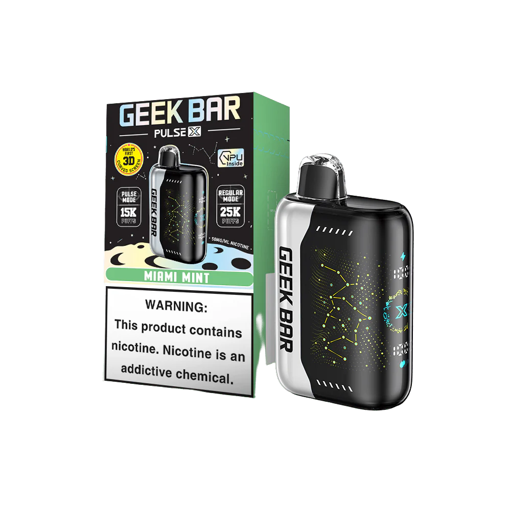 [Q-2073-05] GEEK BAR PULSE X 25000 18ML (Miami Mint)