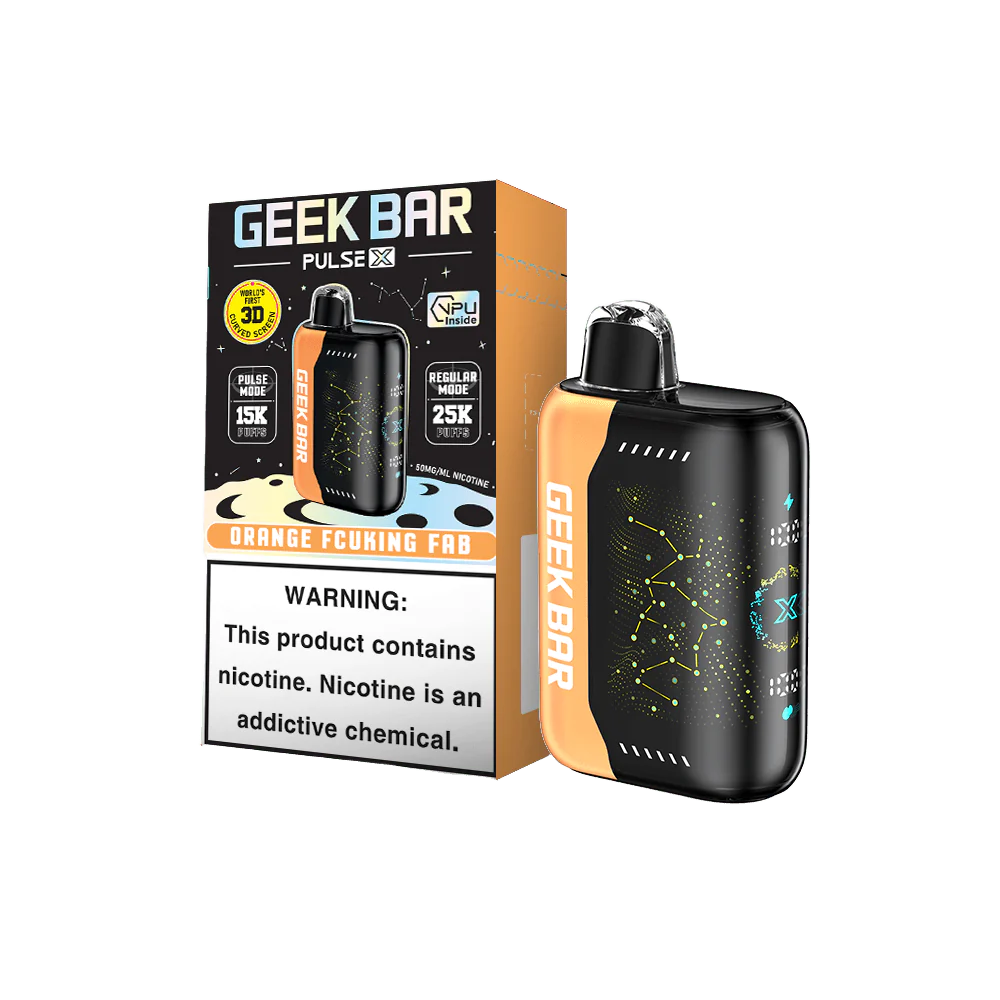 [Q-2073-06] GEEK BAR PULSE X 25000 18ML (Orange Fucking Fab)