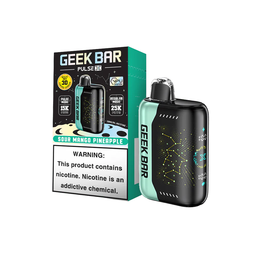 [Q-2073-10] GEEK BAR PULSE X 25000 18ML (Sour Mango Pineapple)