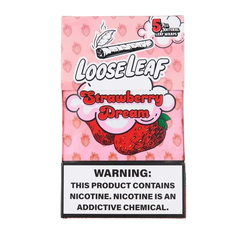[Q-2767-03] LOOSELEAF 8CT 5 LEAF EACH (Strawberry Dream)