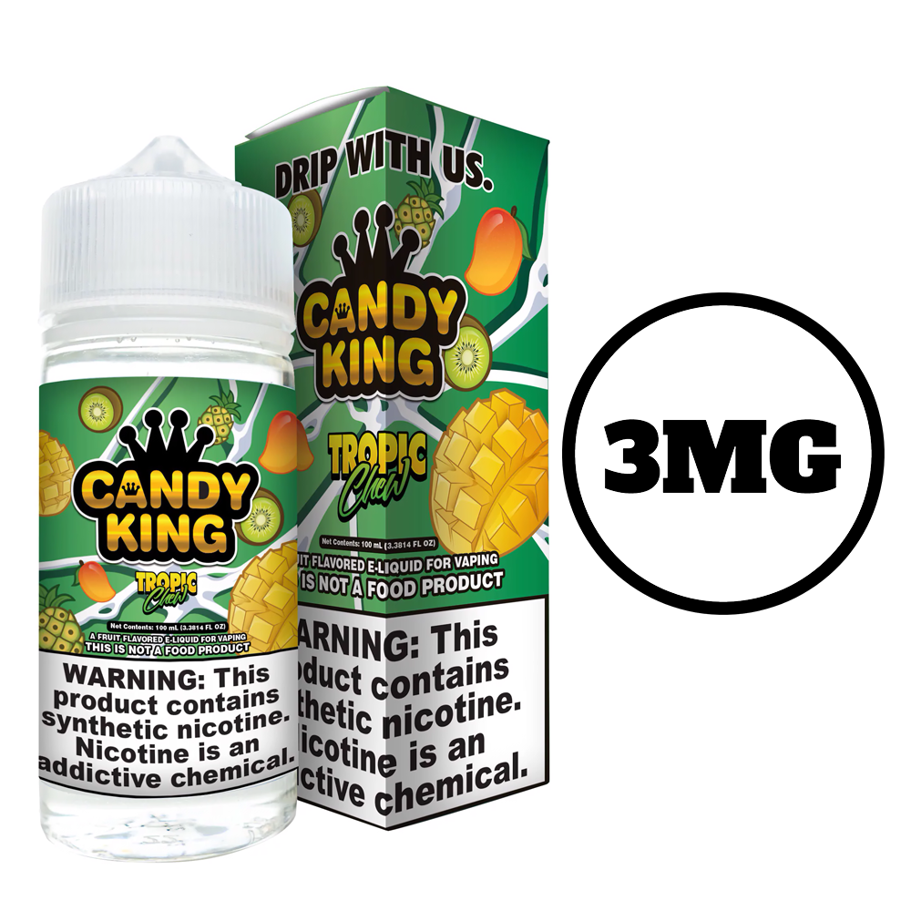 [Q-1547-01] CANDY KING 100ML (SYNTHETIC) (3mg, Tropic Chew)