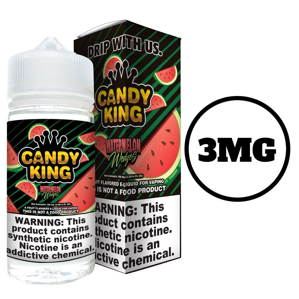 [Q-1547-03] CANDY KING 100ML (SYNTHETIC) (3mg, Watermelon Wedges)