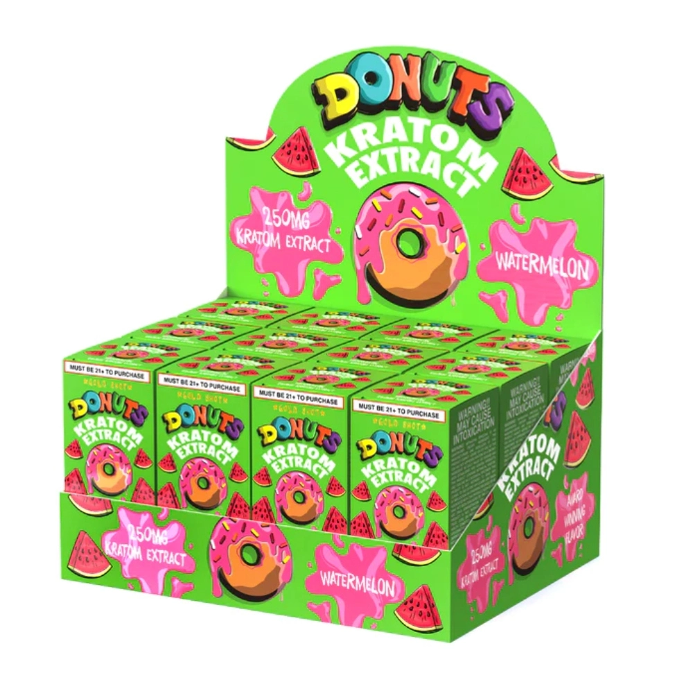 [Q-1747-02] DONUTS KRATOM EXTRACT SHOT 250MG (Watermelon)