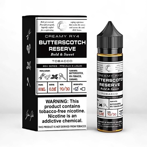 [Q-2198-24] GLAS BSX 60ML (0mg, Butterscotch Reserve)