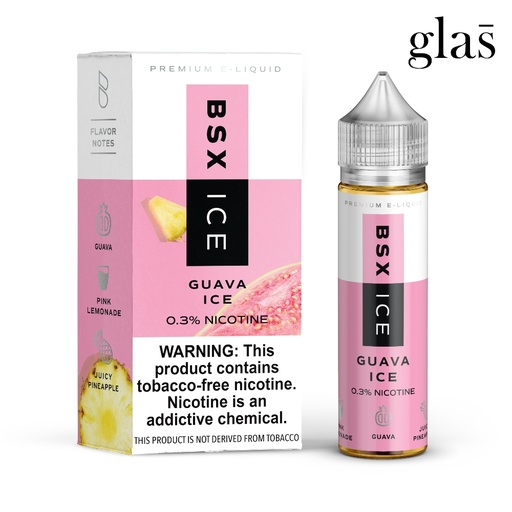 [Q-2198-05] GLAS BSX 60ML (3mg, Guava Ice)