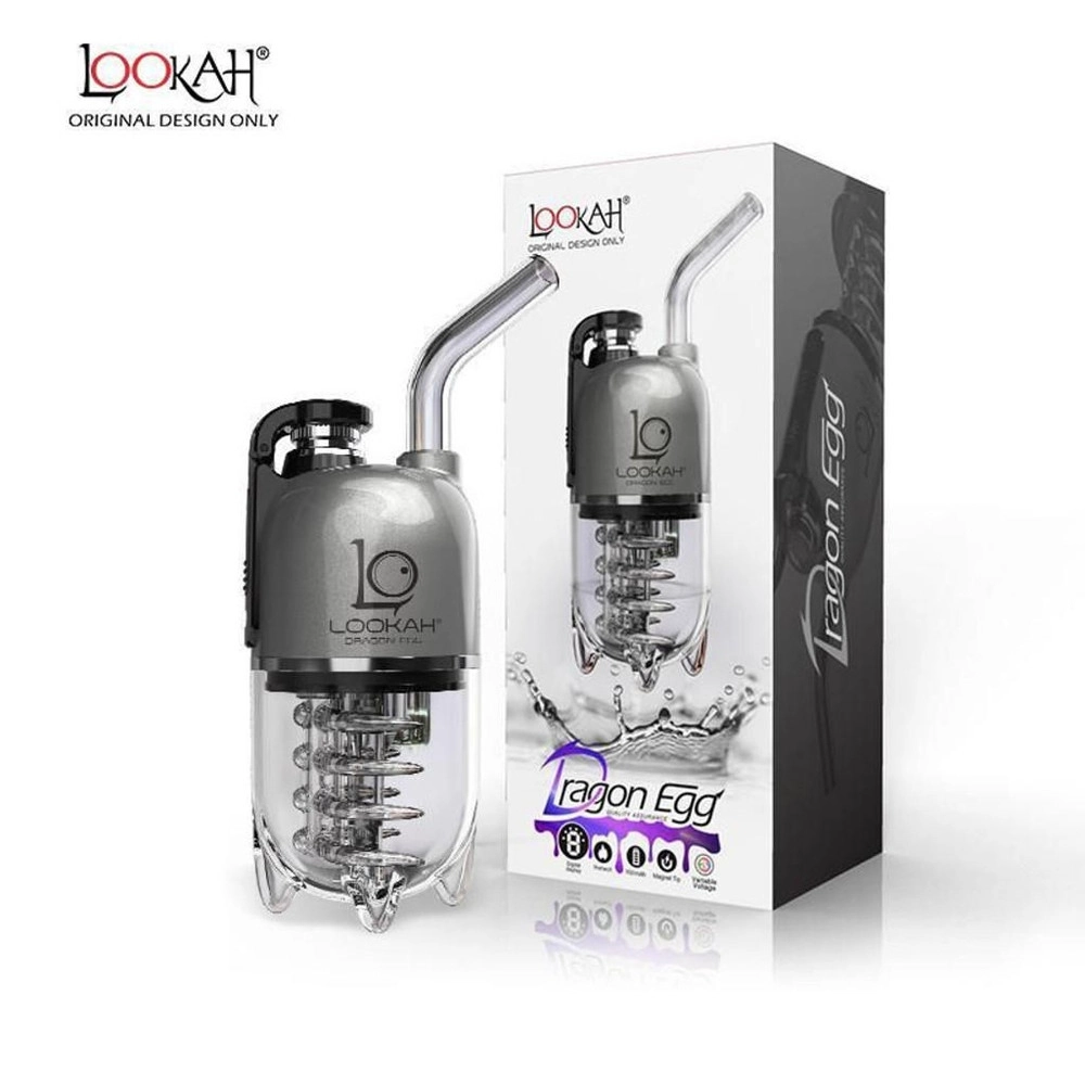 [Q-2746-11] LOOKAH DRAGON EGG E-RIG VAPOR KIT (Grey)