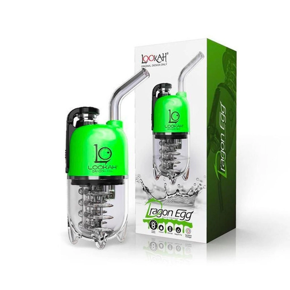 [Q-2746-12] LOOKAH DRAGON EGG E-RIG VAPOR KIT (Green)