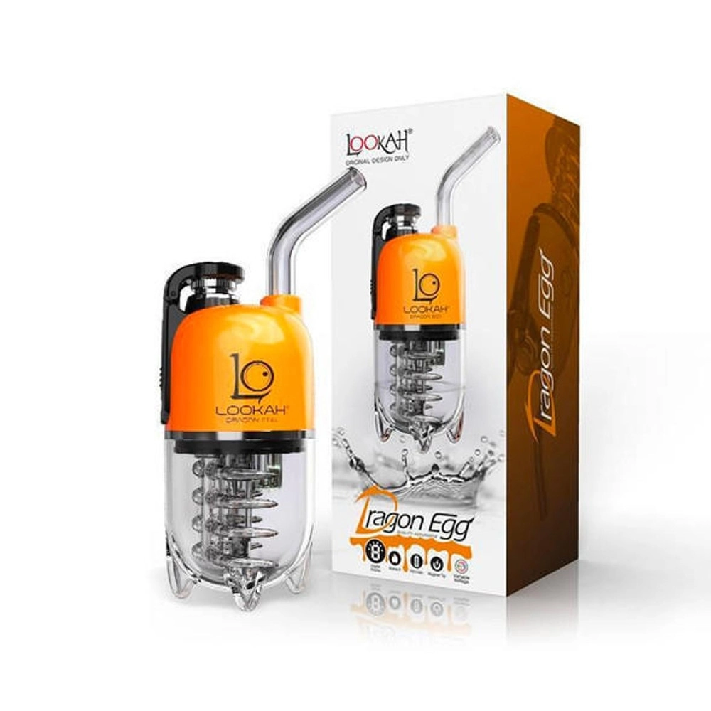 [Q-2746-14] LOOKAH DRAGON EGG E-RIG VAPOR KIT (Orange)