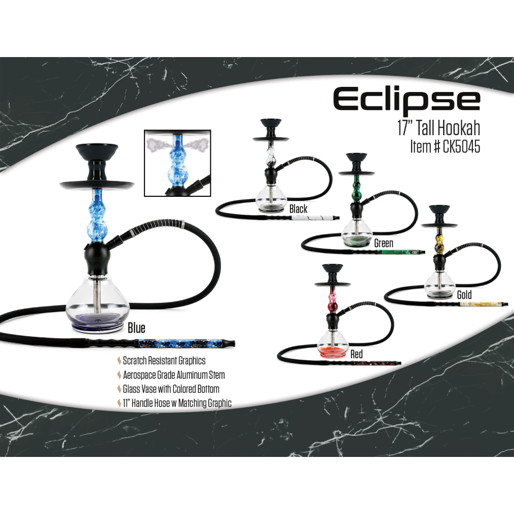 HOOKAH B.Y.O. 17" ECLIPSE 1 HOSE