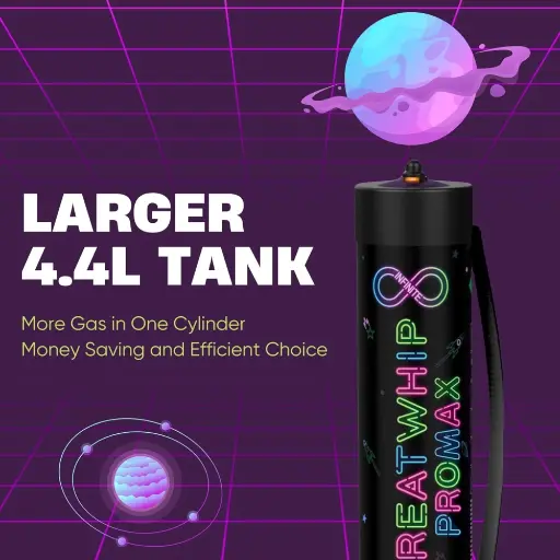 [Q-2295-05] GREAT WHIP 4.4L 3000G 1PC  (Culinary/Food Purposes Only) (Peach)