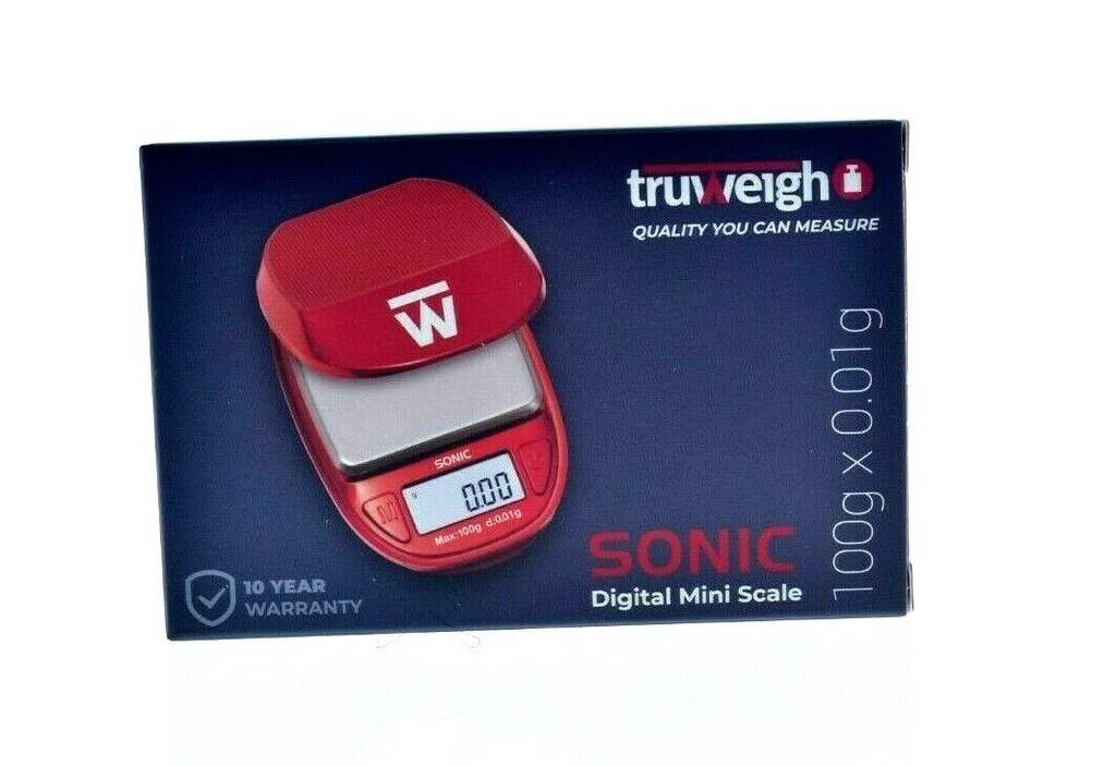 TRUWEIGH SONIC RED SCALE 100G X 0.01G