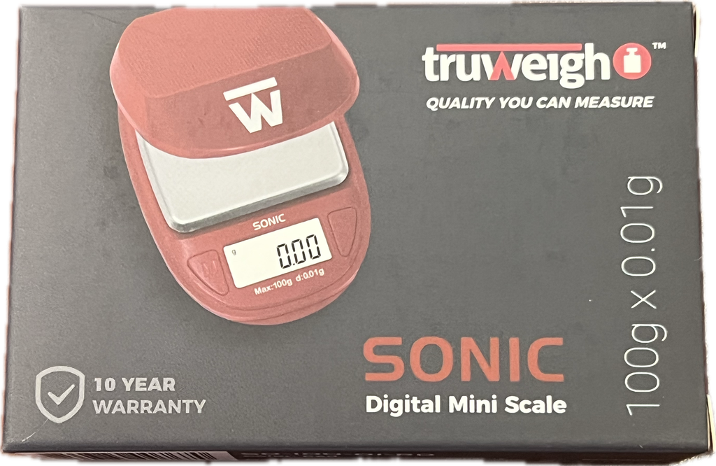 TRUWEIGH SONIC RED SCALE 100G X 0.01G