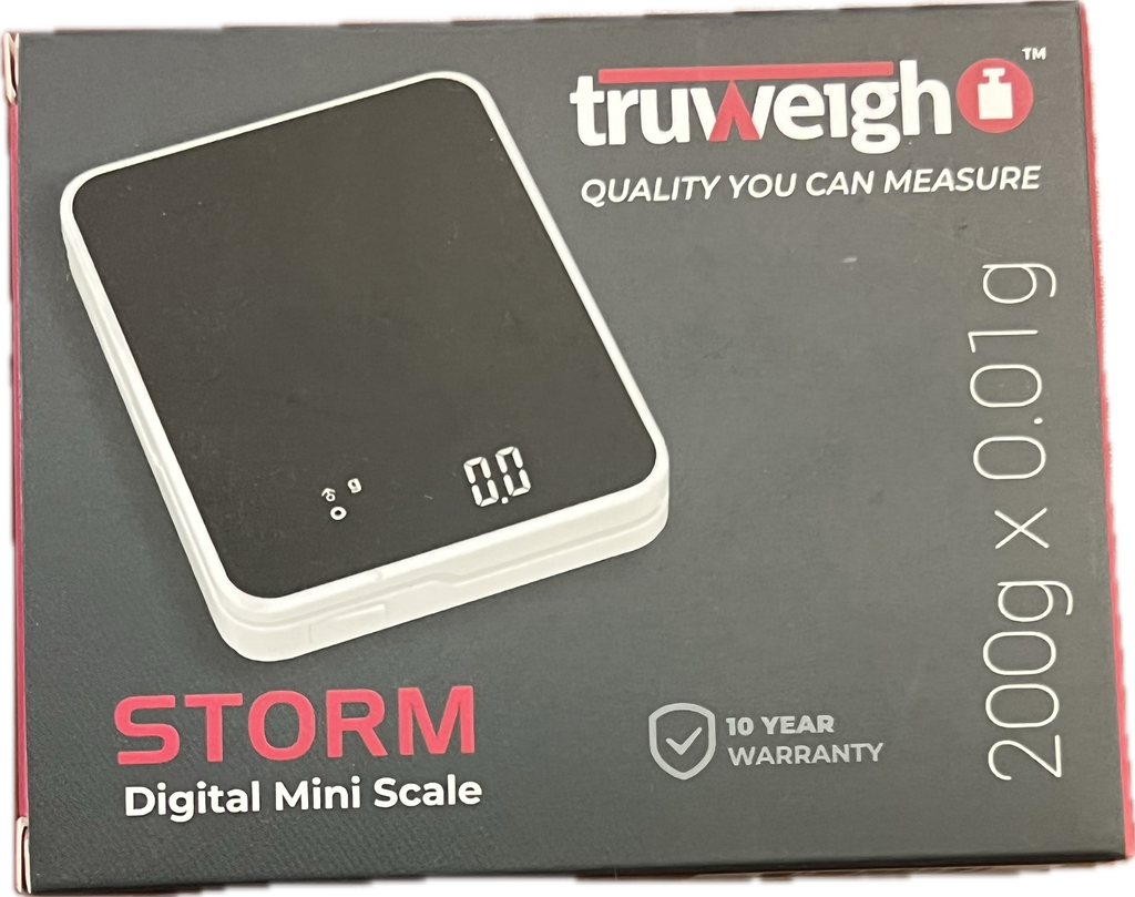 TRUWEIGH STORM MINI SCALE 200G X X0.01G - WHITE