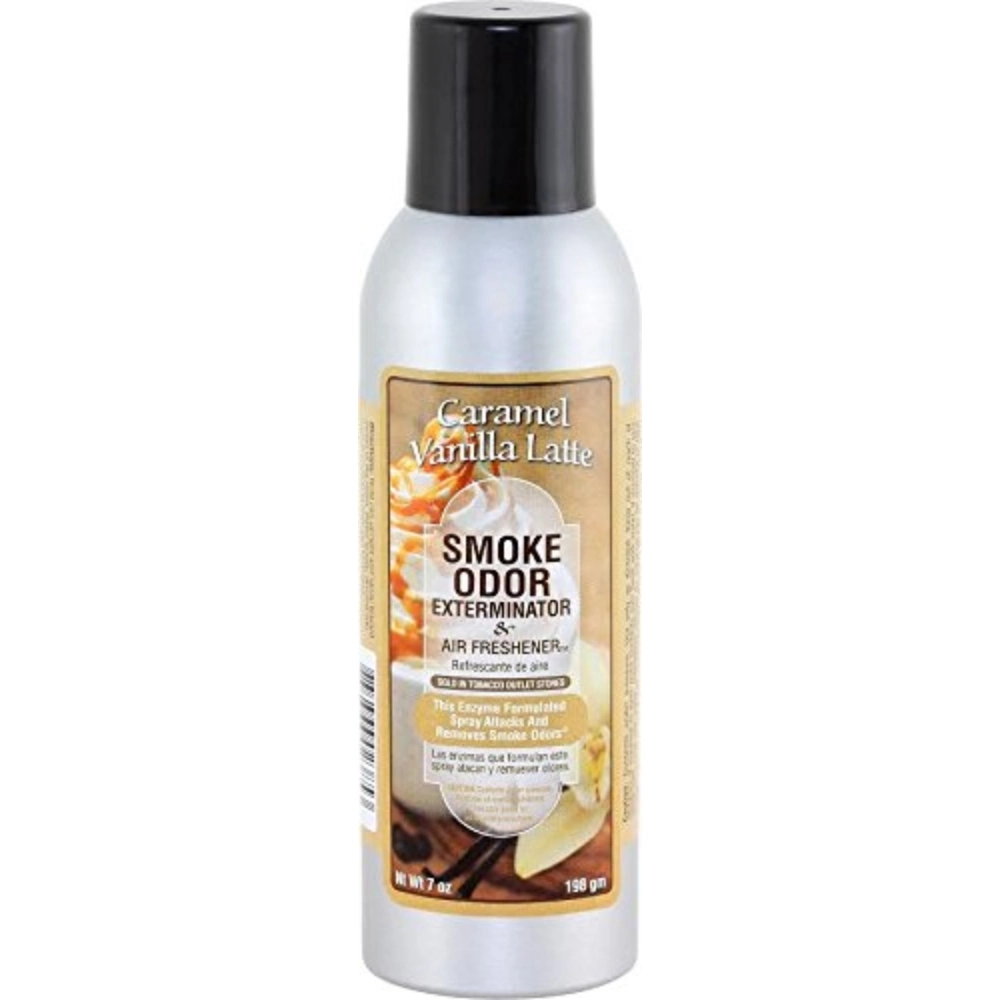 [Q-3571-46] SMOKE ODOR SPRAY 7OZ (Caramel Vanilla Latte)