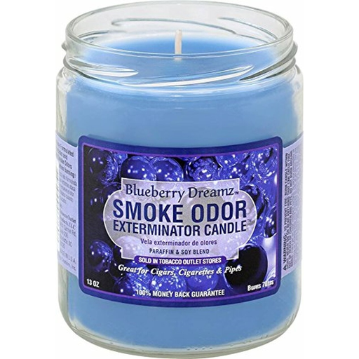 [Q-3568-38] SMOKE ODOR CANDLE 13OZ (Blueberry Dreamz)