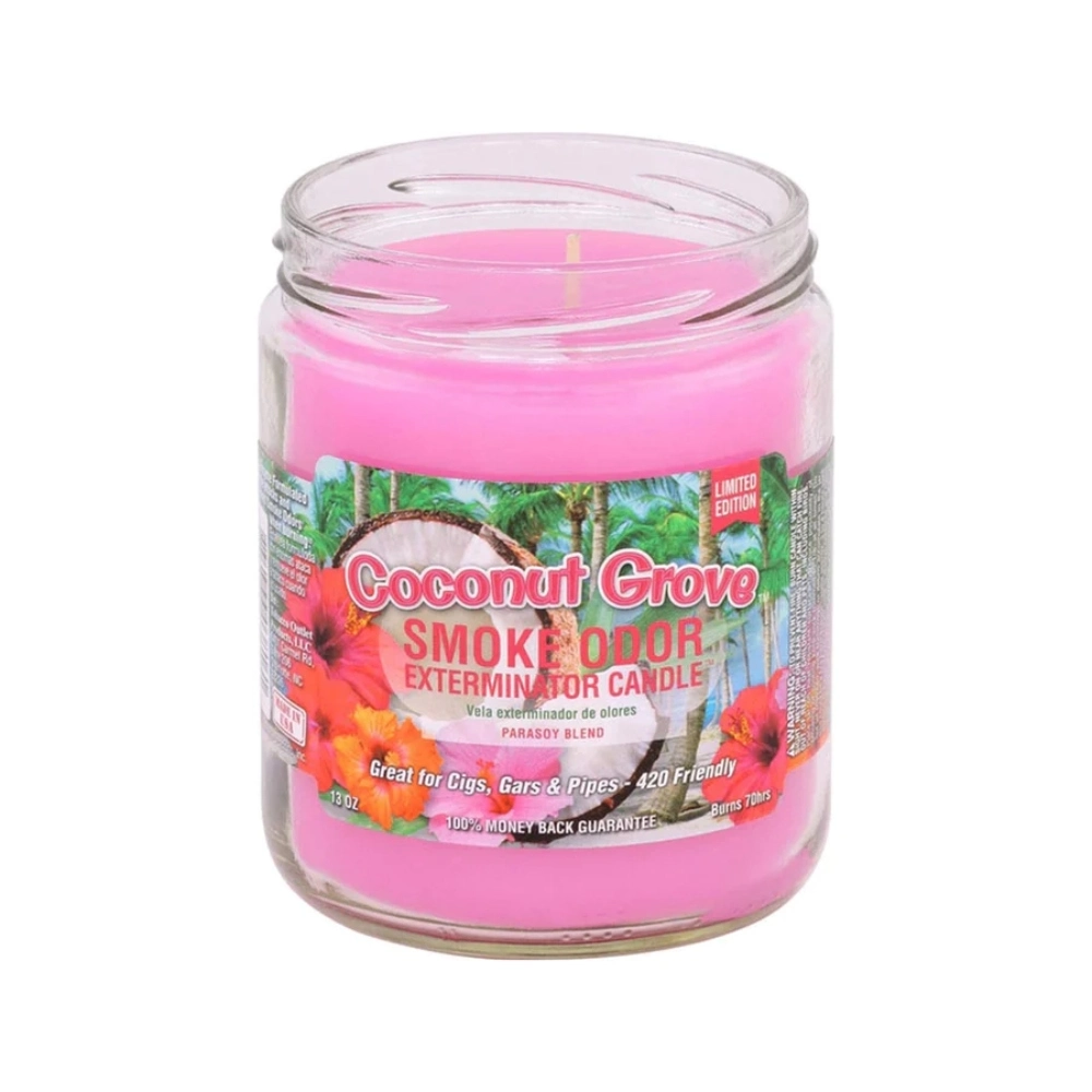 [Q-3568-54] SMOKE ODOR CANDLE 13OZ (Coconut Grove)