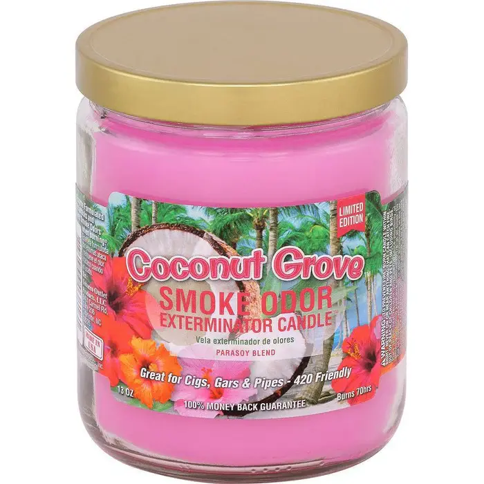 [Q-3568-54] SMOKE ODOR CANDLE 13OZ (Coconut Grove)