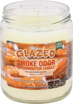 [Q-3568-46] SMOKE ODOR CANDLE 13OZ (Glazed)