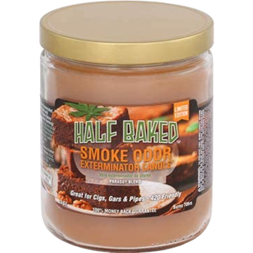 [Q-3568-36] SMOKE ODOR CANDLE 13OZ (Half-Baked)