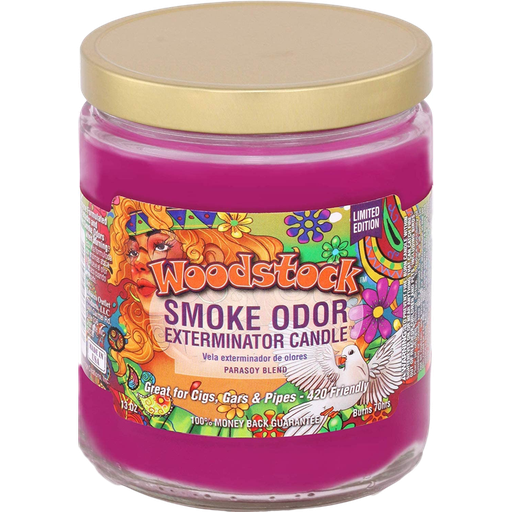 [Q-3568-35] SMOKE ODOR CANDLE 13OZ (WoodStock)