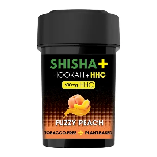 [Q-3327-04] SHISHA HOOKAH PLUS 600MG HHC 100G (Fizzy Peach)