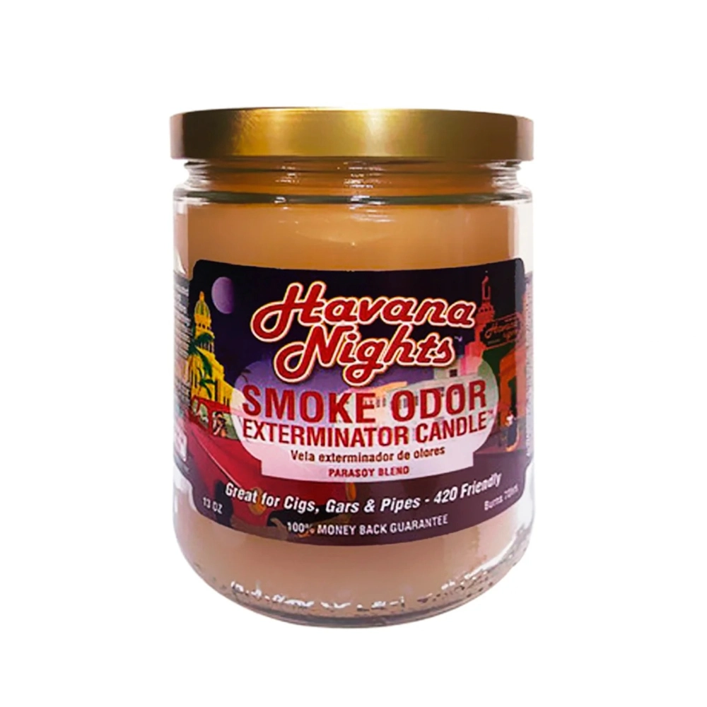 [Q-3568-57] SMOKE ODOR CANDLE 13OZ (Havana Nights)