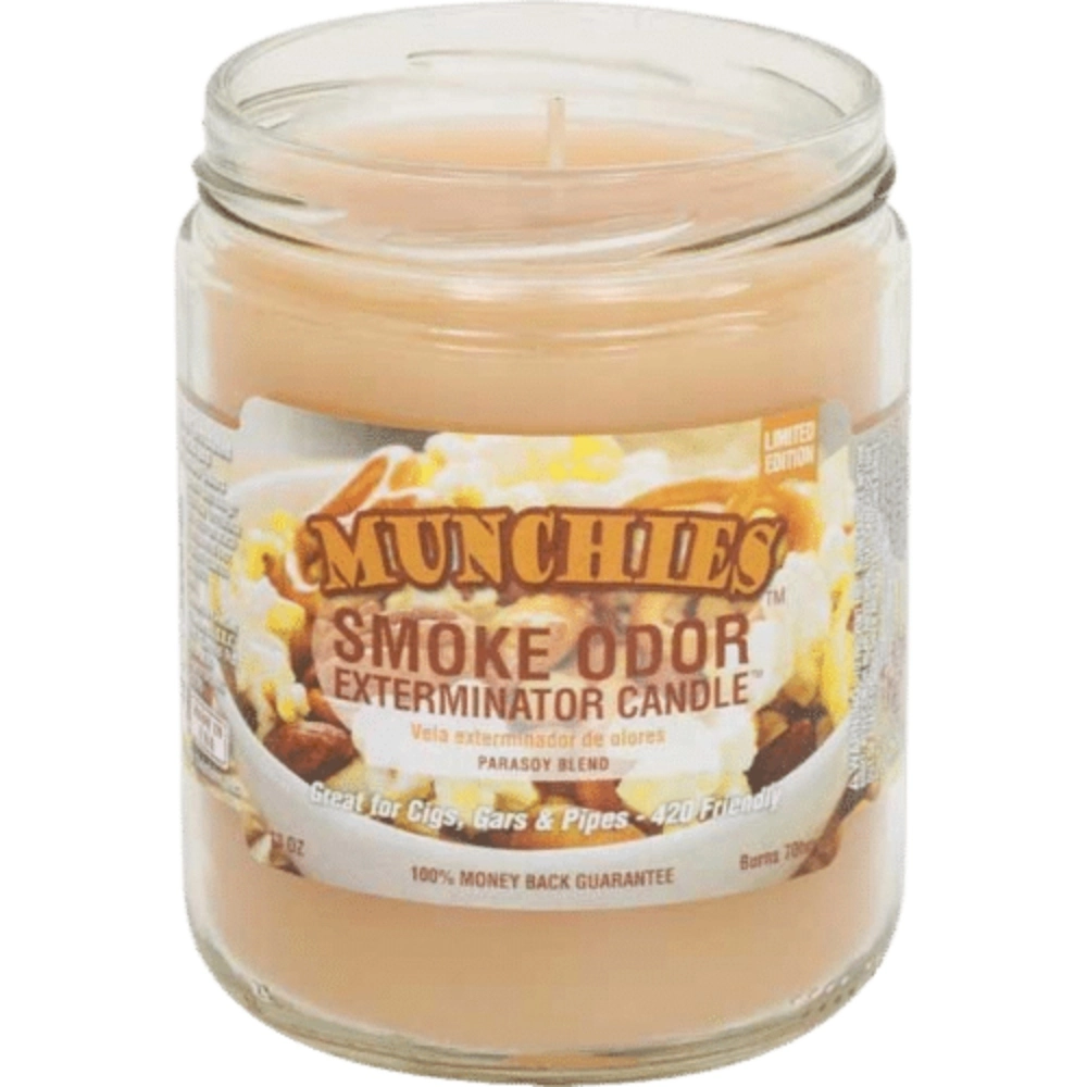 [Q-3568-55] SMOKE ODOR CANDLE 13OZ (Munchies)