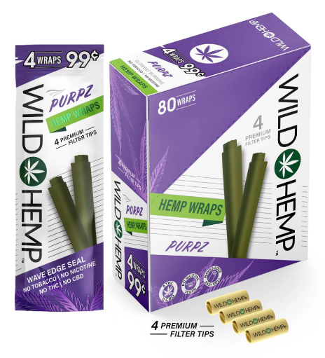 [Q-4070-07] WILD HEMP WRAPS (Purpz)