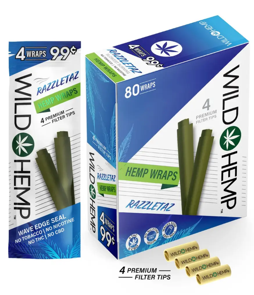 [Q-4070-08] WILD HEMP WRAPS (Razzletaz)