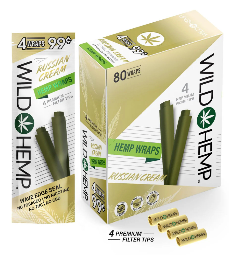 [Q-4070-09] WILD HEMP WRAPS (Russian Cream)