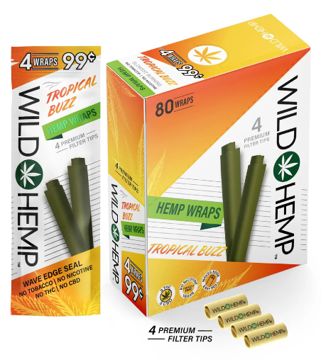 [Q-4070-12] WILD HEMP WRAPS (Tropical Buzz)