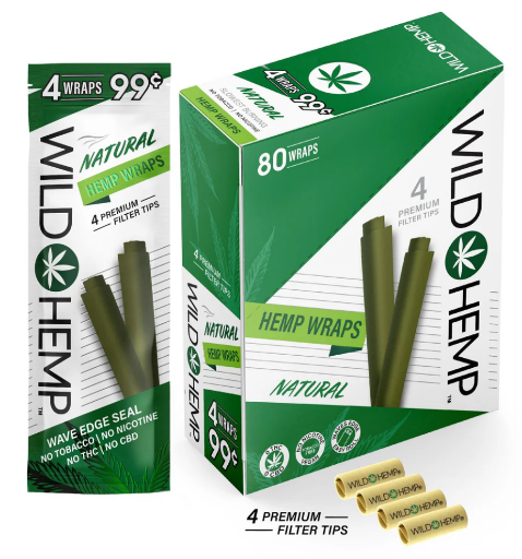 [Q-4070-01] WILD HEMP WRAPS (Natural)