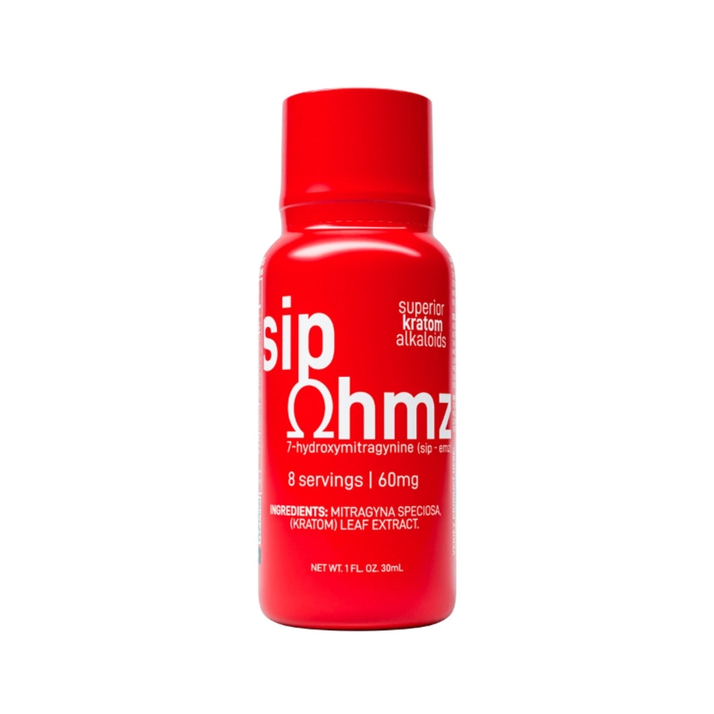 SIP OHMZ 7-HYDROXYMITRAGYNINE LIQUID SHOT 6 IN BOX