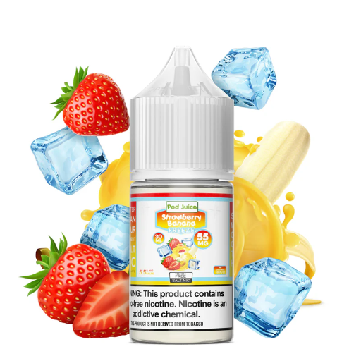 [Q-3094-19] POD JUICE 30ML (Strawberry Banana Freeze, 35MG)