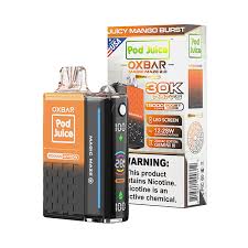 [Q-3098-12] POD JUICE X OXBAR MAGIC 30K PUFFS 13ML 5PK (Juicy Mango Burst)