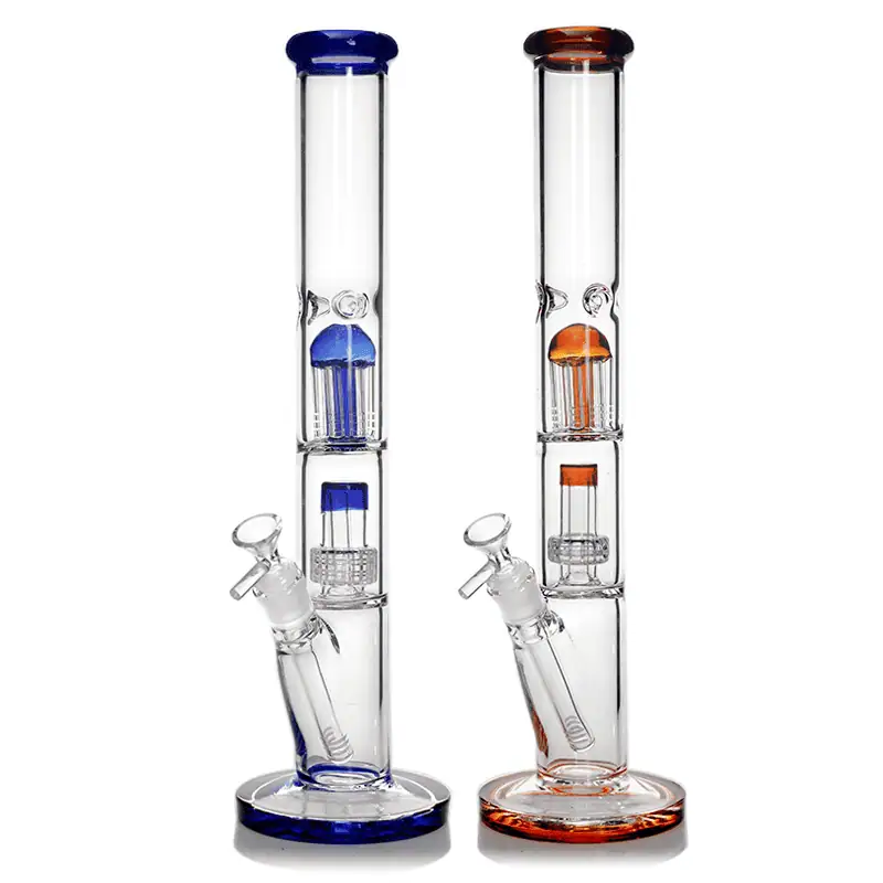 WATERPIPE 16.7" 8 TREE ARMS PERC AND SHOWERHEAD PERC