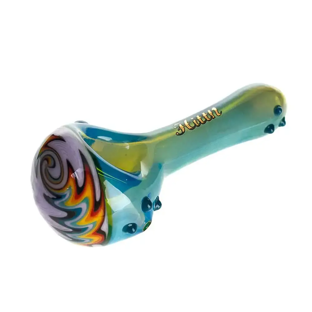HAND PIPE 4.1 SILVER FUMED AMERICAN COLOR