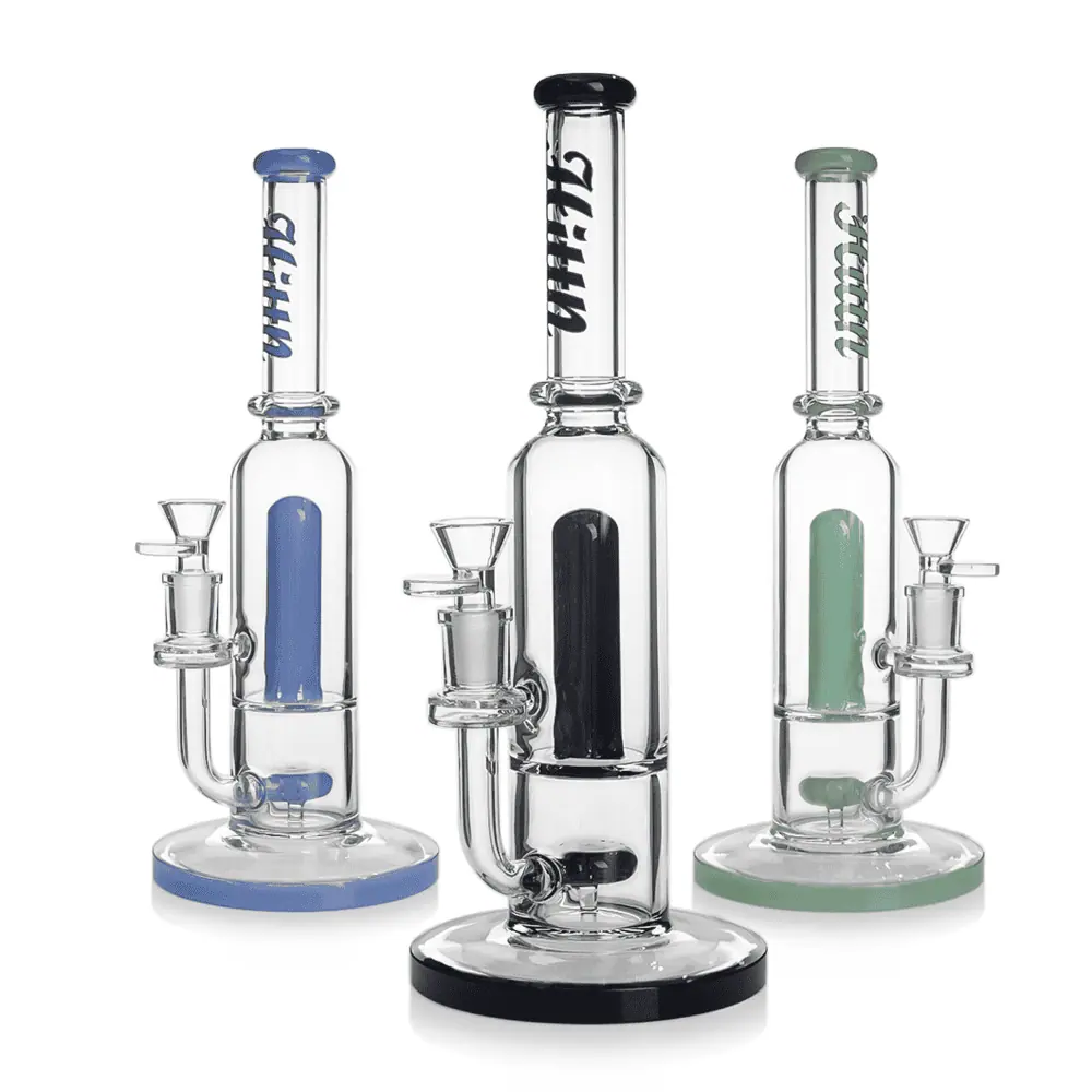 WATERPIPE 11.2" SHOWERHEAD PERC HITTN GLASS