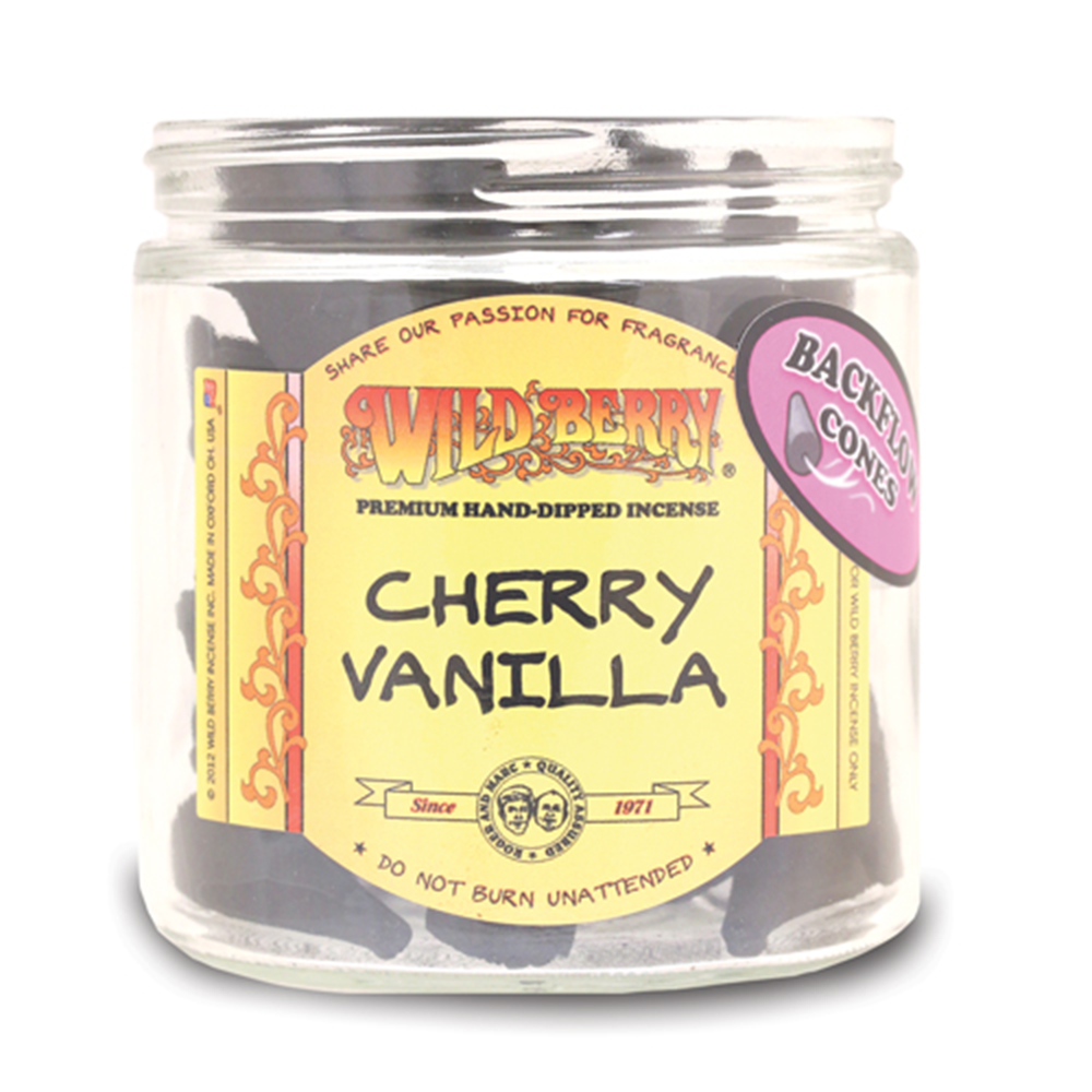 [Q-4059-03] WILD BERRY BACKFLOW CONE (Cherry Vanilla)