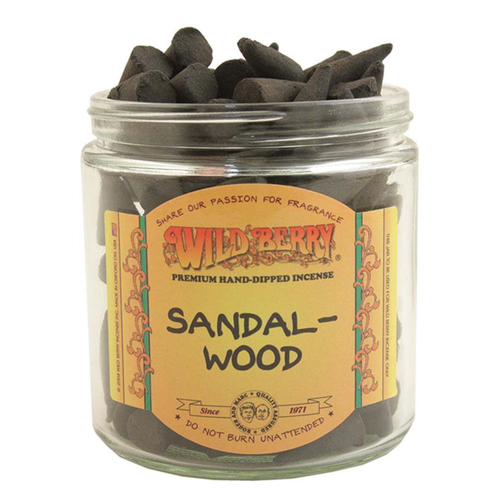 [Q-4059-08] WILD BERRY BACKFLOW CONE (Cones Sandalwood)