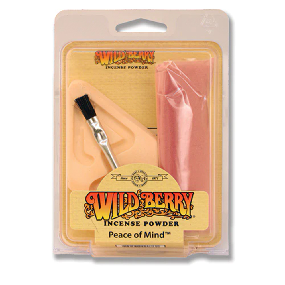 [Q-4064-04] WILD BERRY INCENSE POWDER SET W/ BURNER (Peace of Mind)