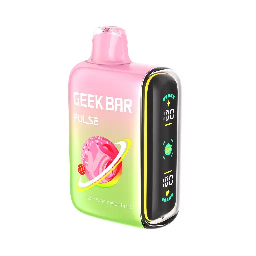 [Q-2072-05] GEEK BAR PULSE DISPOSABLE VAPE 15000 PUFFS 5PK 16ML SOUR (Sour Watermelon Drop)