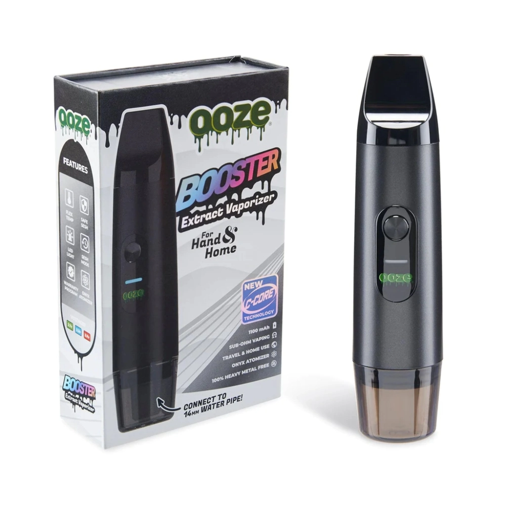 [Q-2999-04] OOZE BOOSTER EXTRACT VAPORIZER – C-CORE 1100 MAH (Black)