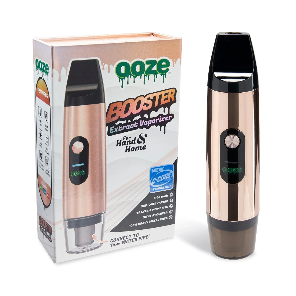 [Q-2999-06] OOZE BOOSTER EXTRACT VAPORIZER – C-CORE 1100 MAH (Black Rose)