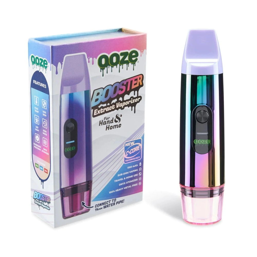 [Q-2999-01] OOZE BOOSTER EXTRACT VAPORIZER – C-CORE 1100 MAH (Rainbow)