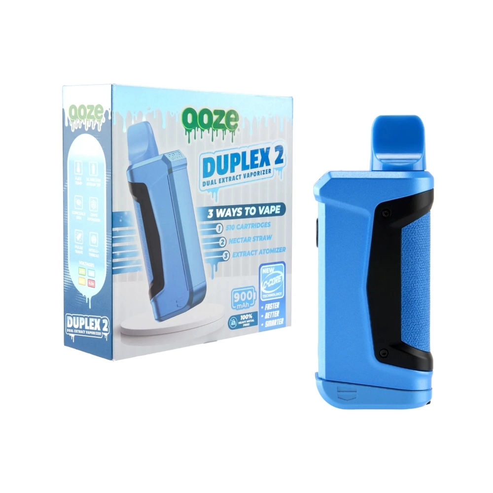 [Q-3003-02] OOZE DUPLEX 2 – 900 MAH C-CORE VAPORIZER (Arctic Blue)