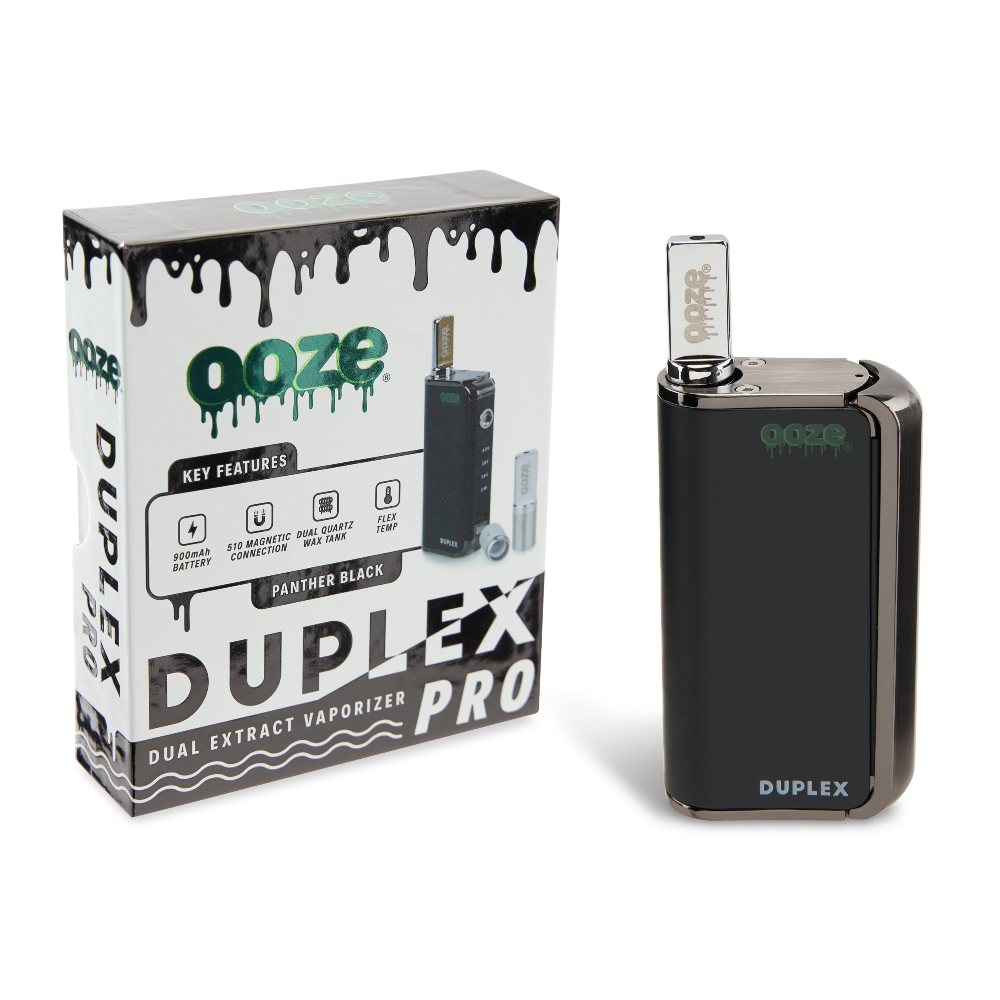 OOZE DUPLEX PRO – 900 MAH – CARTRIDGE & WAX VAPORIZER