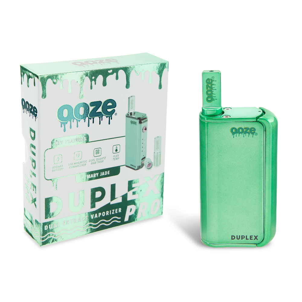 [Q-3004-04] OOZE DUPLEX PRO – 900 MAH – CARTRIDGE & WAX VAPORIZER (Mary Jade)