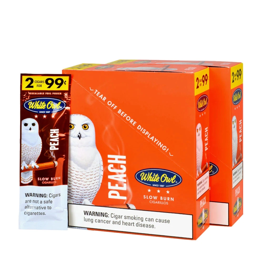 [Q-4007-08] WHITE OWL 2/.99 30/2PK (Peach)