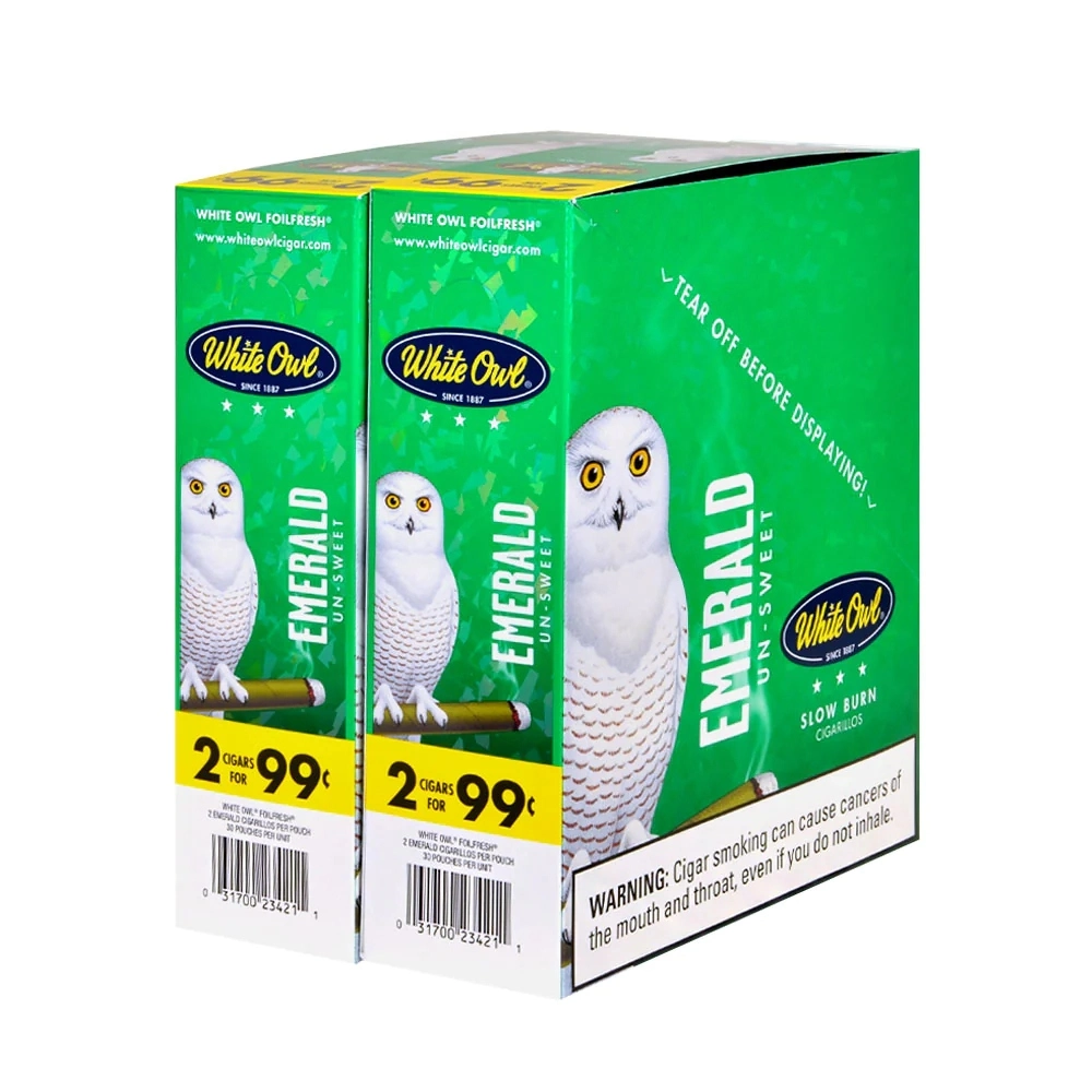 [Q-4007-04] WHITE OWL 2/.99 30/2PK (Emerald)